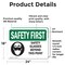 Signmission 18 in Height, 24 in Width, Vinyl Decal, Rectangle OS-2PACK-SF-D-1824-L-10918 - alternate 2